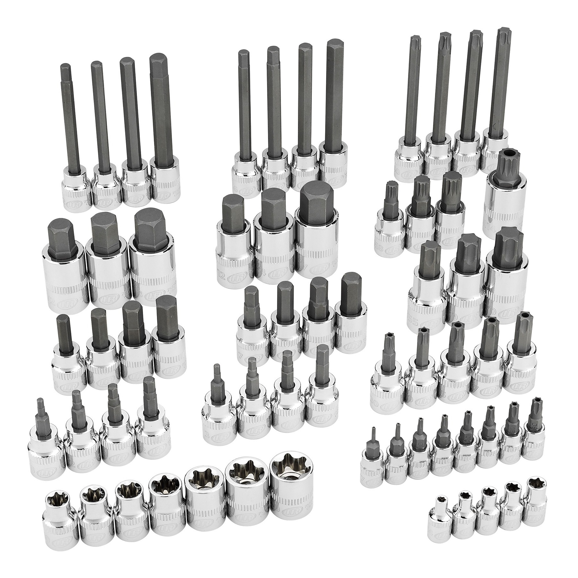 Ingersoll Rand, 66 Piece Master Torx and Specialty Bit Socket Set, Pieces (qty.) 66, Model# 752003